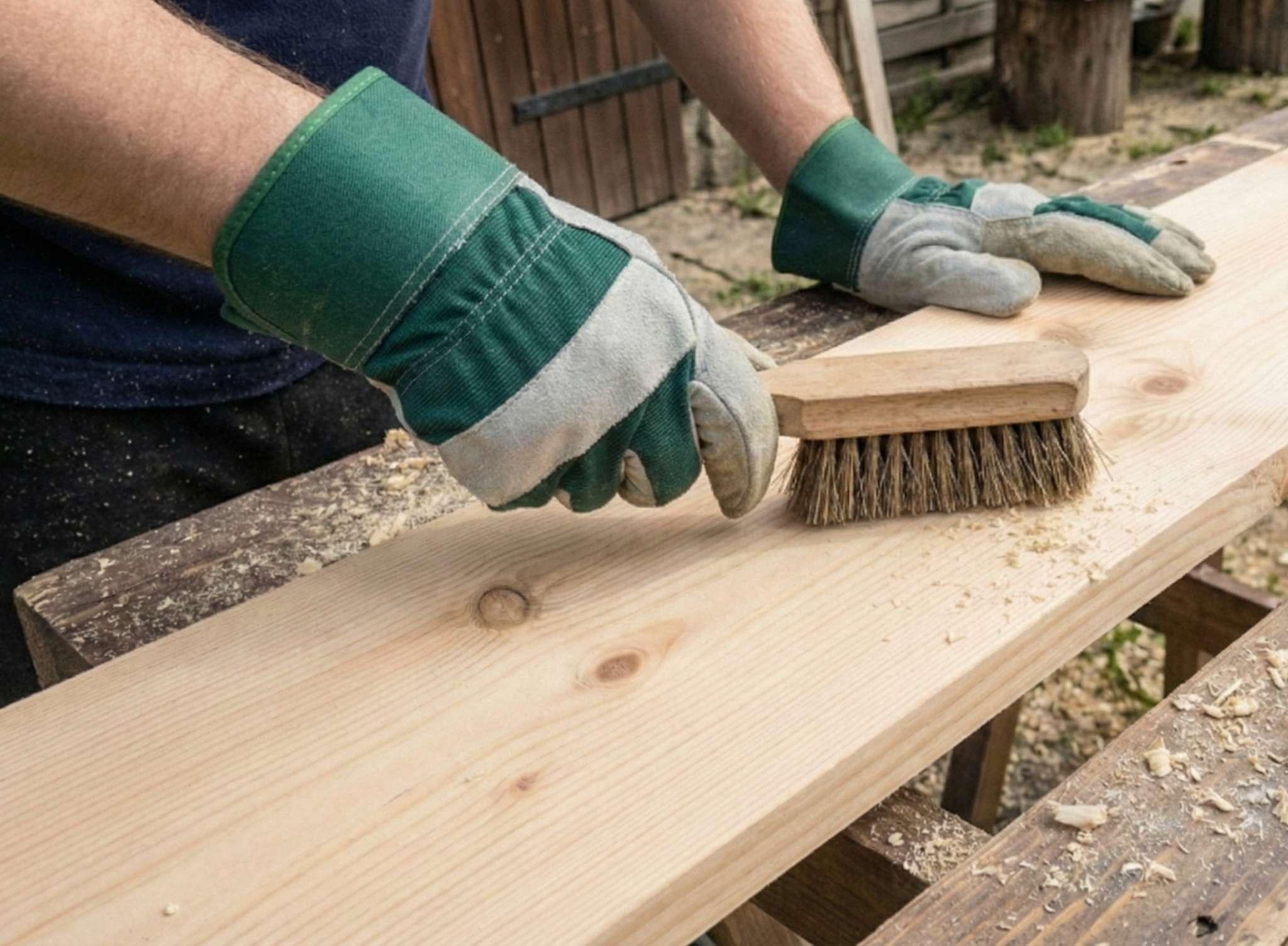 Очитка щеткой-сметкой